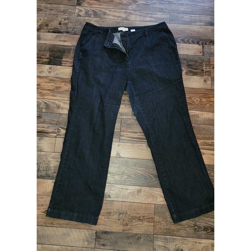 Talbots Woman Bootcut stretch jeans 16w 29" Inseam Casual Denim